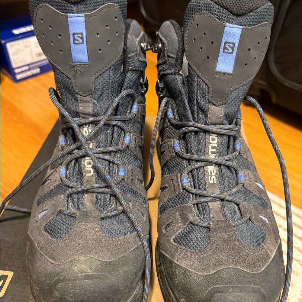 Salomon Women’s Black & Blue Hiking Boots
